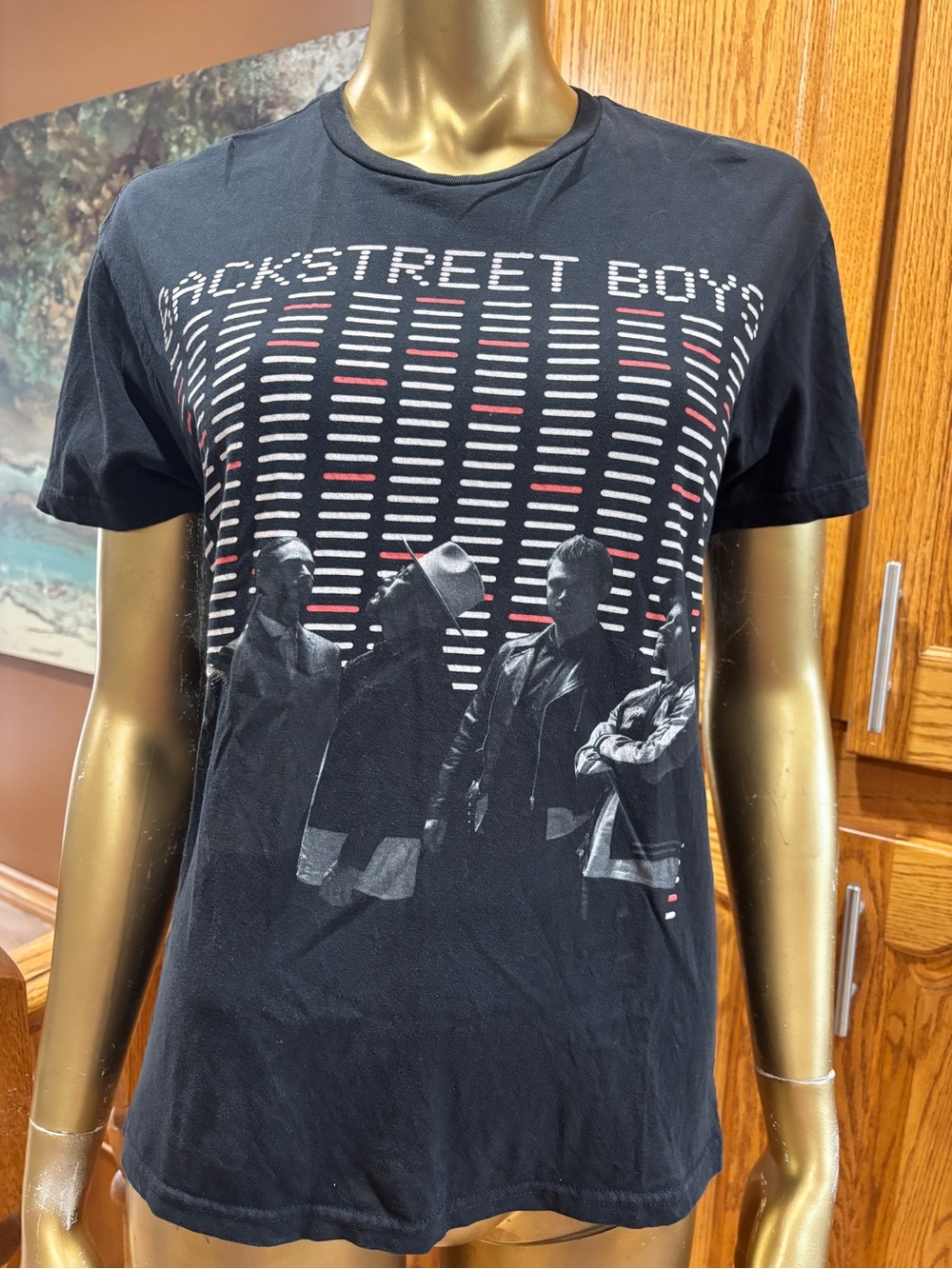 Black Graphic Short‑Sleeve Tee